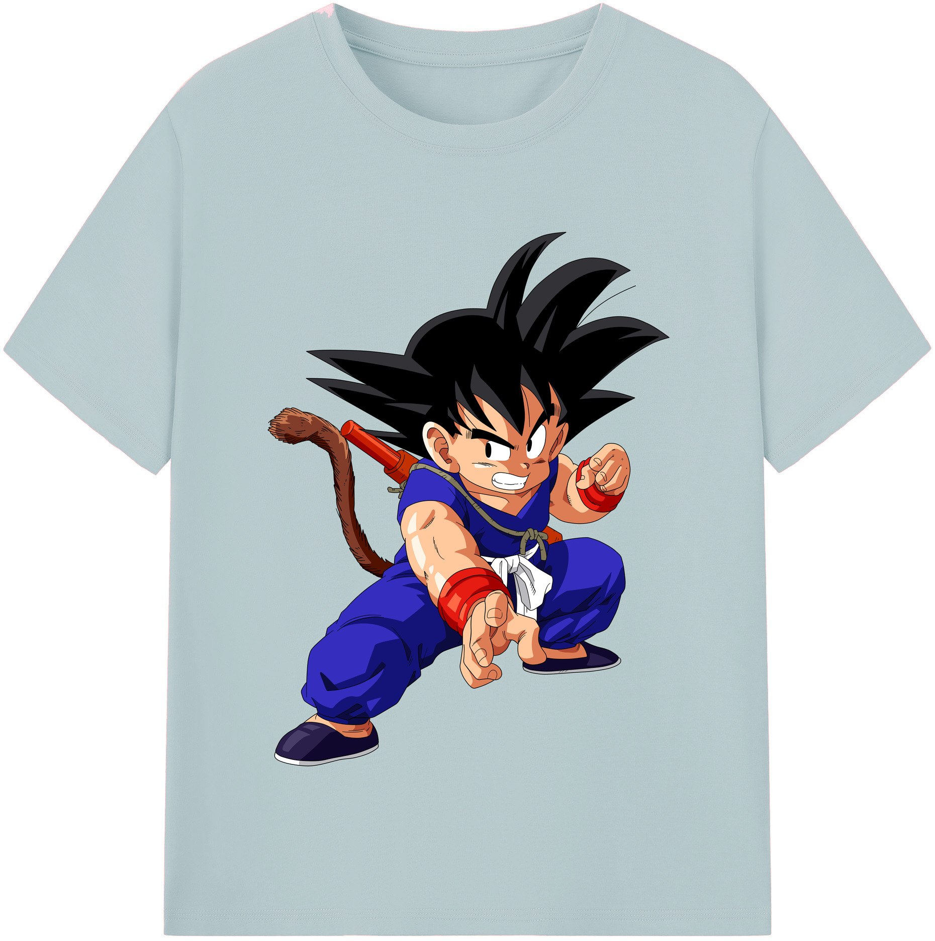 （画像用） ドラゴンボール 孫悟空（そん ごくう）Son Goku カカロット DRAGON BALL Kakarotto 綿100％半袖Tシャツ（フロントプリント）